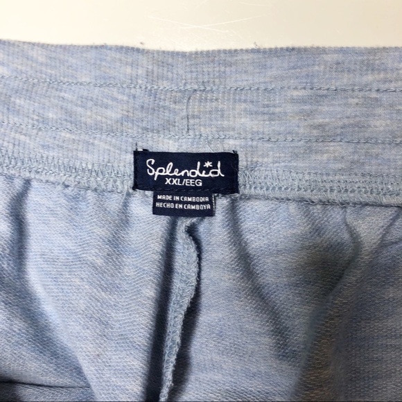 Splendid Jogger Sweatpants Heather Blue XXL - Picture 4 of 6